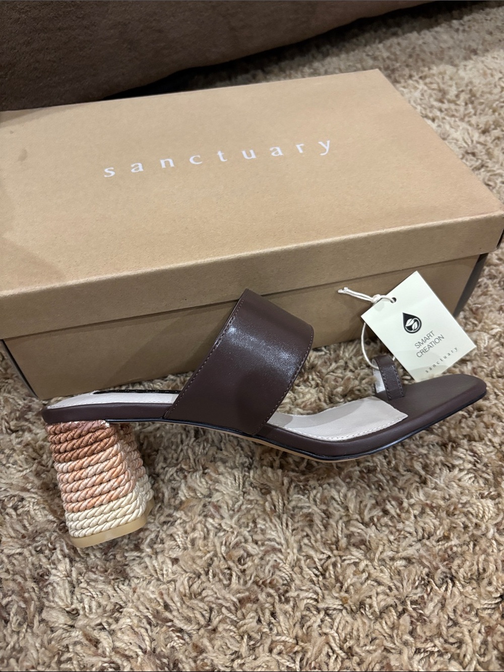 Sanctuary Bold Mocha Heels Sandals Size 9 New
